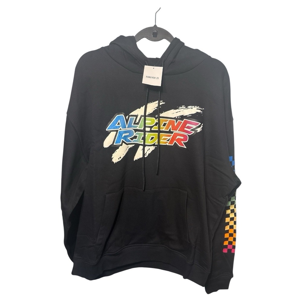 Forever 21‎ Men's Alpine Rider Graphic Hoodie X-Large NWT